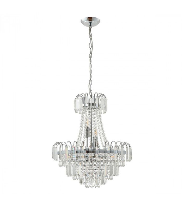 Amadis 6 Light Ceiling Pendant Chrome-5