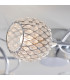 Aherne 3 Light Semi Flush Multi Arm Ceiling Light Chrome-3