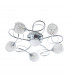 Aherne 5 Light Semi Flush Multi Arm Ceiling Light Chrome-6