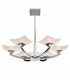 Ayres 6 Light Semi Flush Multi Arm Ceiling Light Chrome