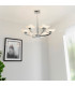 Ayres 6 Light Semi Flush Multi Arm Ceiling Light Chrome-2