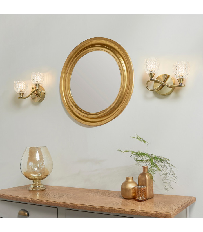 Boyer 2 Light Indoor Wall Light Antique Brass-4
