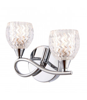 Boyer 2 Light Indoor Wall Light Chrome