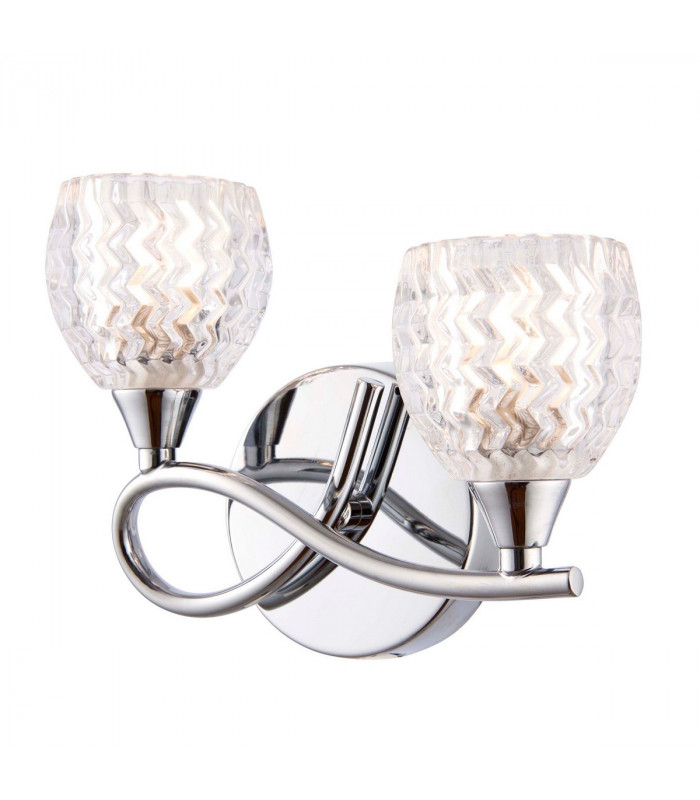 Boyer 2 Light Indoor Wall Light Chrome