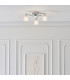 Boyer 3 Light Semi Flush Multi Arm Ceiling Light Chrome-2