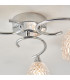 Boyer 3 Light Semi Flush Multi Arm Ceiling Light Chrome-5