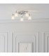 Boyer 5 Light Semi Flush Multi Arm Ceiling Light Chrome-2