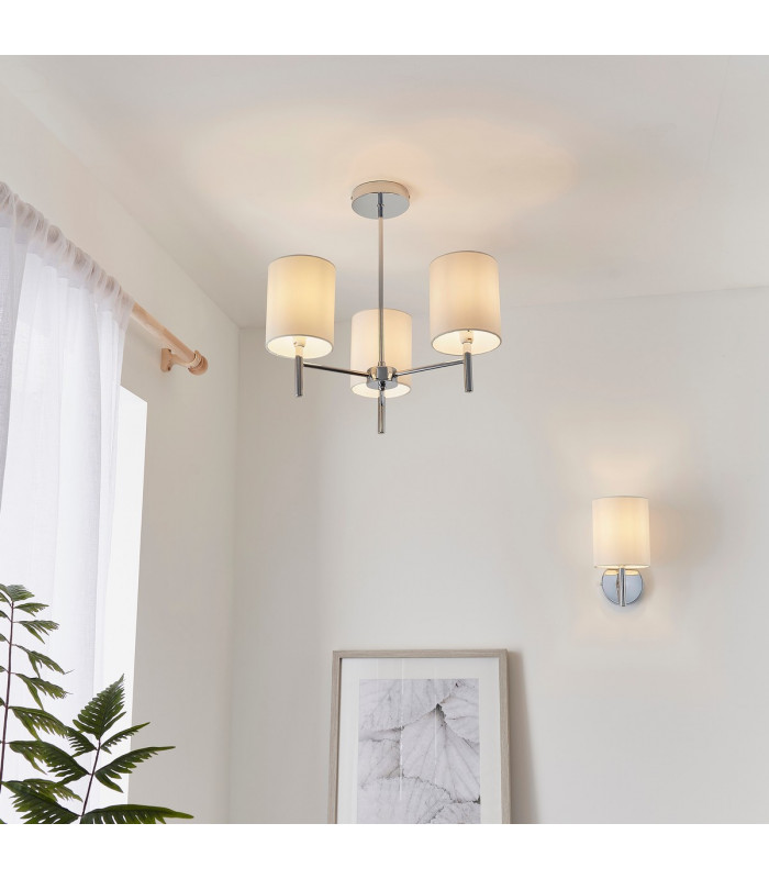 Brio 1 Light Indoor Wall Light Chrome-2