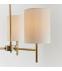 Brio 3 Light Semi Flush Multi Arm Ceiling Light Antique Brass-6