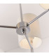 Brio 3 Light Semi Flush Multi Arm Ceiling Light Chrome-5