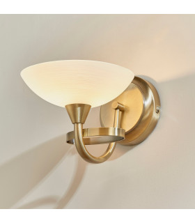Cagney 1 Light Wall Light Antique Brass-1