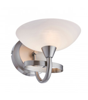 Cagney 1 Light Wall Light Satin Chrome