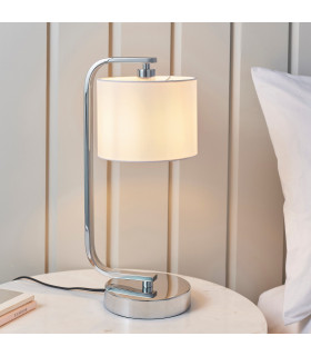 Canning Table Lamp Chrome-1