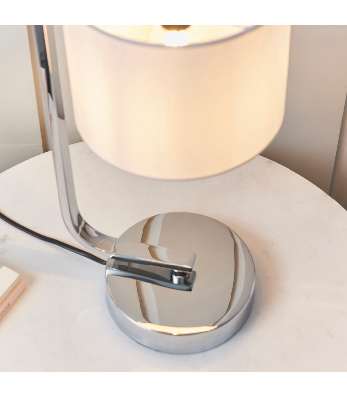 Canning Table Lamp Chrome-4