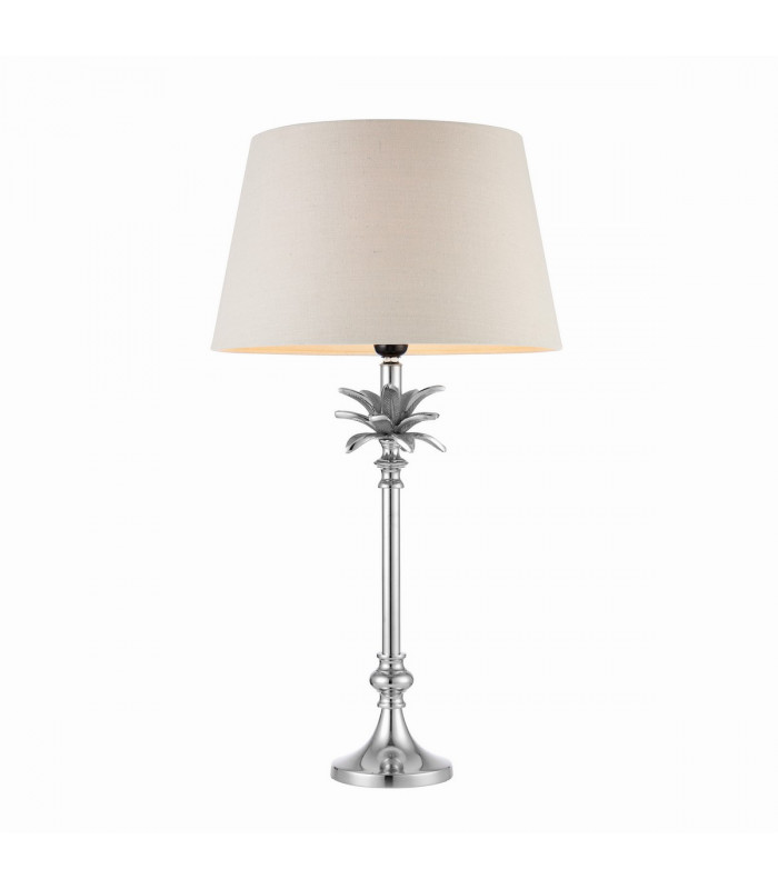 Leaf Table Lamp Polished Nickel Plate-3
