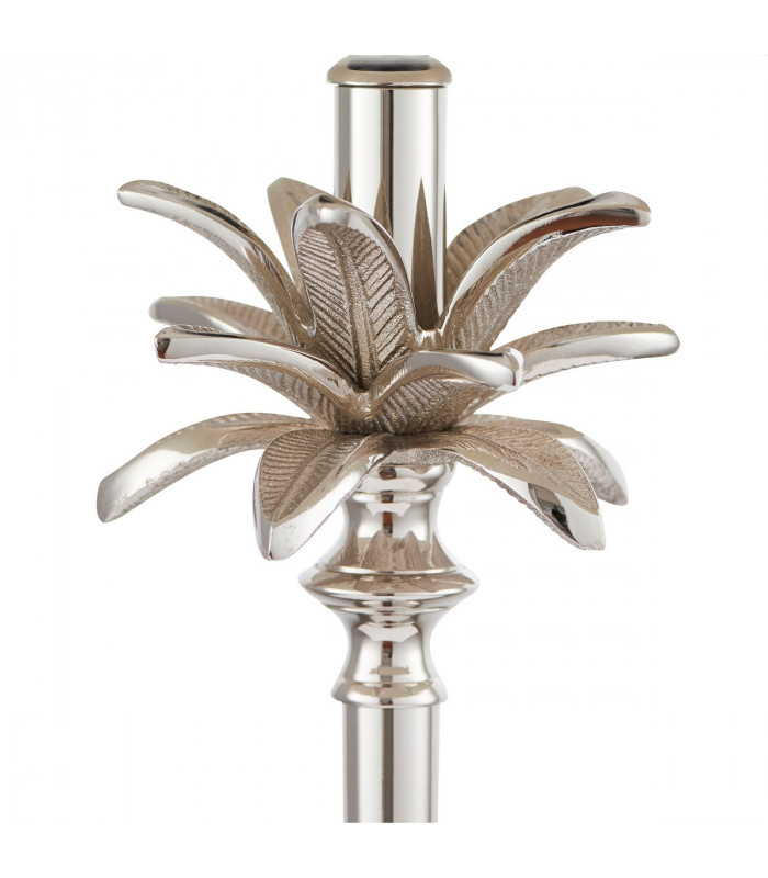 Leaf Table Lamp Polished Nickel Plate-4