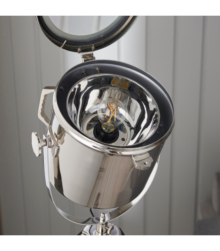 Nautical Floor Lamp Matt Black-6