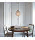 Tanaro 1 Light Ceiling Globe Pendant Antique Brass-2
