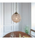 Tanaro 1 Light Ceiling Globe Pendant Antique Brass-4