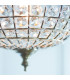 Tanaro 1 Light Ceiling Globe Pendant Antique Brass-6