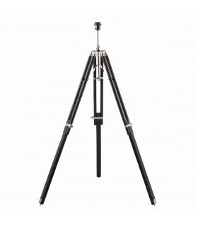 Tripod Floor Lamp Bright Nickel Plate