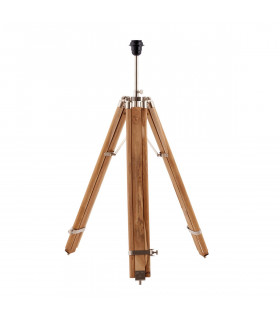 Tripod Floor Lamp Bright Nickel Plate