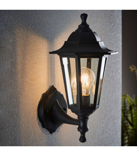 Bayswater 1 Light Outdoor Wall Lantern Clear Glass-1