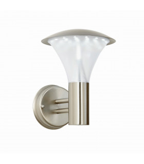 Francis 1 Light Outdoor Wall Light Brushed Stainless Steel