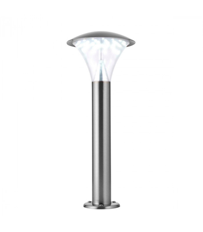 Francis Outdoor Bollard Light Brushed Stainless Steel