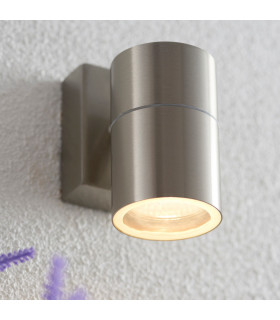 Canon 1 Light Outdoor Wall Light Clear Glass-1