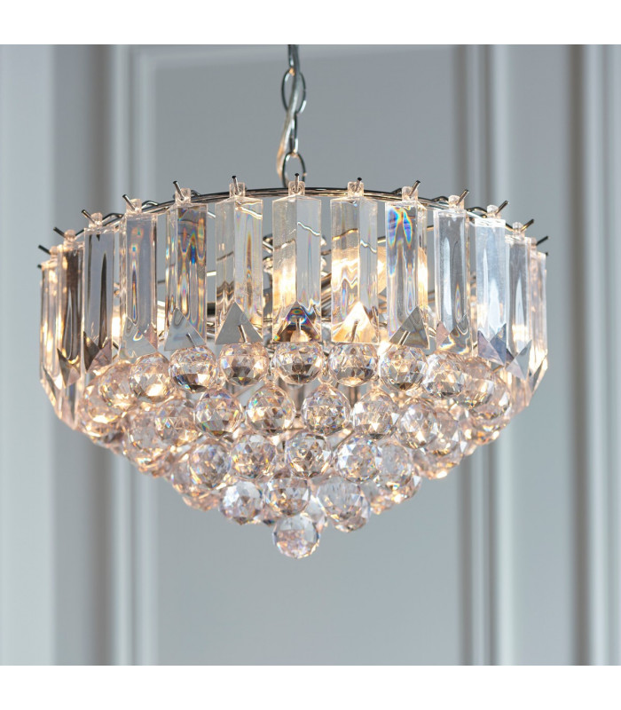 Fargo 3 Light Ceiling Pendant Chrome-1
