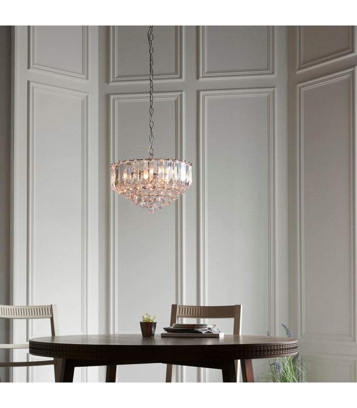 Fargo 3 Light Ceiling Pendant Chrome-2