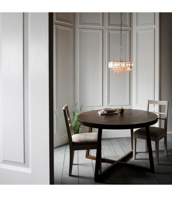 Fargo 3 Light Ceiling Pendant Chrome-3