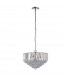 Fargo 3 Light Ceiling 39cm Pendant Chrome, Clear Acrylic, E14