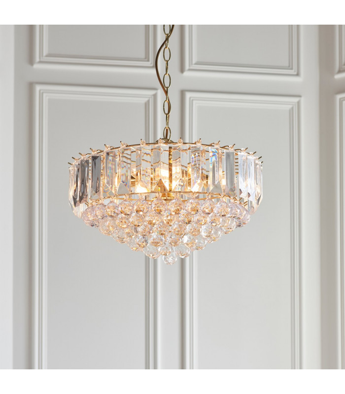 Fargo 6 Light Ceiling Pendant Acrylic-1
