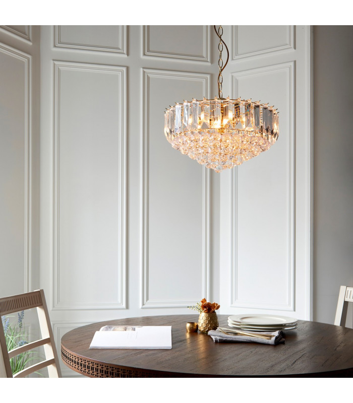Fargo 6 Light Ceiling Pendant Acrylic-2