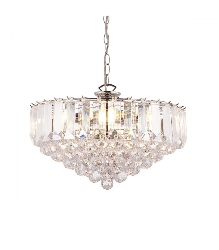 Fargo 6 Light Ceiling Pendant Chrome
