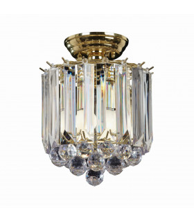 Fargo 2 Light Flush Ceiling Light Acrylic