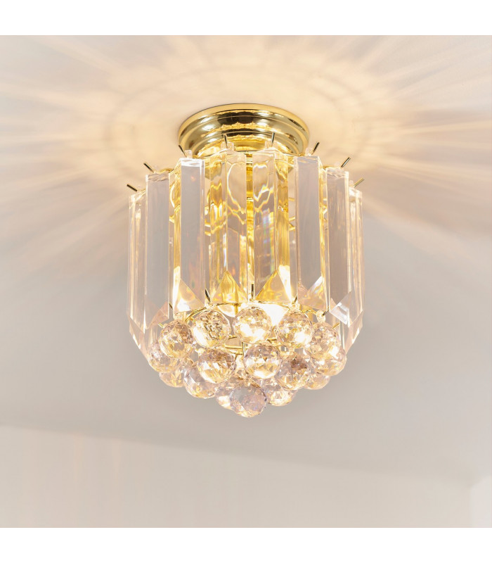 Fargo 2 Light Flush Ceiling Light Acrylic-1