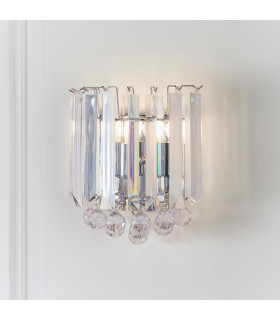 Fargo 2 Light Indoor Wall Light Chrome-1