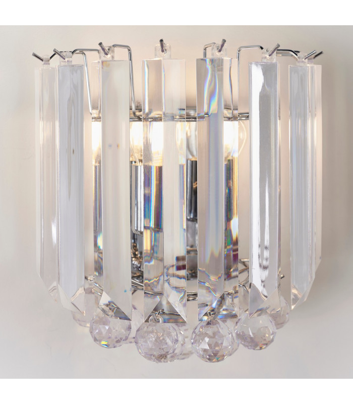 Fargo 2 Light Indoor Wall Light Chrome-3