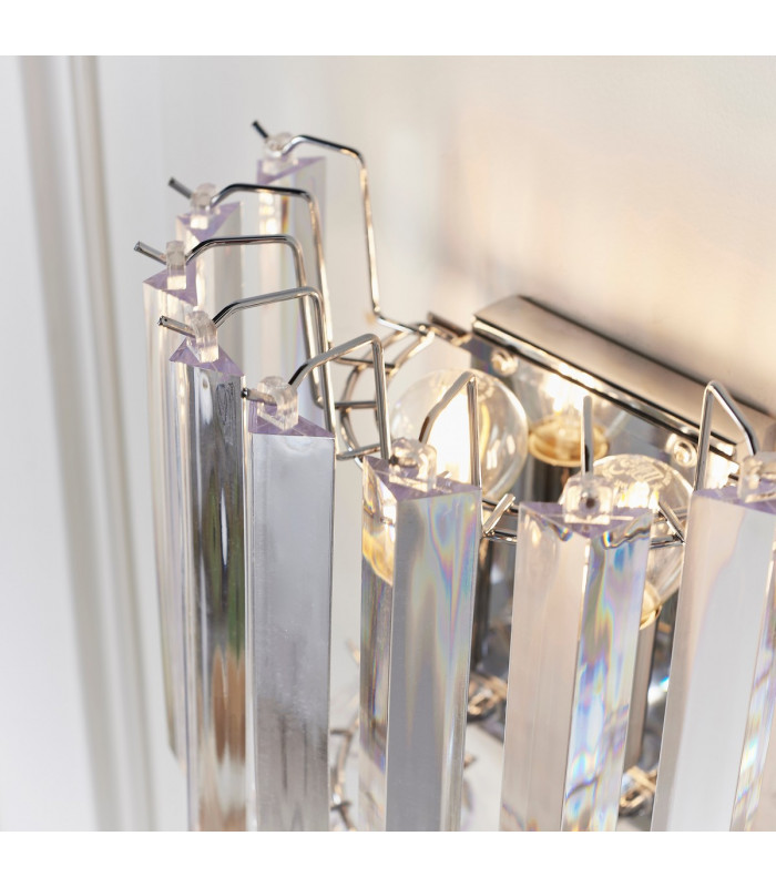Fargo 2 Light Indoor Wall Light Chrome-6