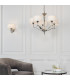 Fiennes 5 Light Multi Arm Ceiling Pendant Chrome-1