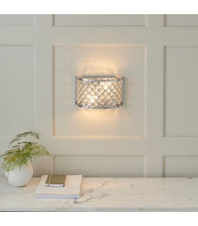 Hudson 2 Light Indoor Wall Light Chrome-1