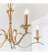 Kora 5 Light Multi Arm Ceiling Pendant Candle Antique Brass-2