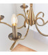 Kora 5 Light Multi Arm Ceiling Pendant Candle Antique Brass-3