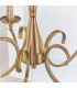 Kora 5 Light Multi Arm Ceiling Pendant Candle Antique Brass-4