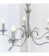 Kora 5 Light Multi Arm Ceiling Pendant Candle Chrome-2