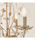Lullaby 3 Light Multi Arm Ceiling Pendant Flower Design Cream Brushed Gold-3