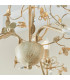Lullaby 3 Light Multi Arm Ceiling Pendant Flower Design Cream Brushed Gold-6
